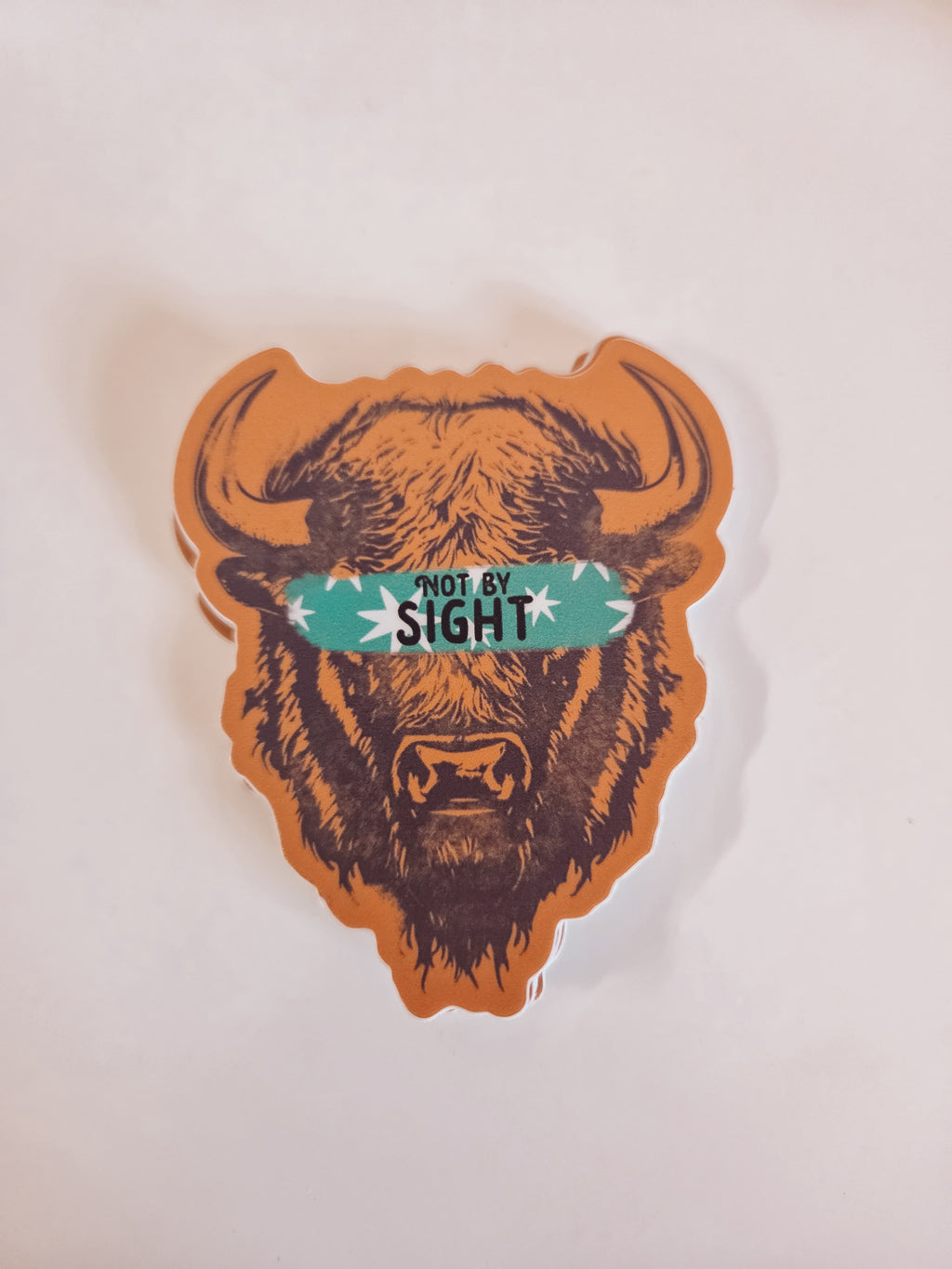 Not by sight Sticker