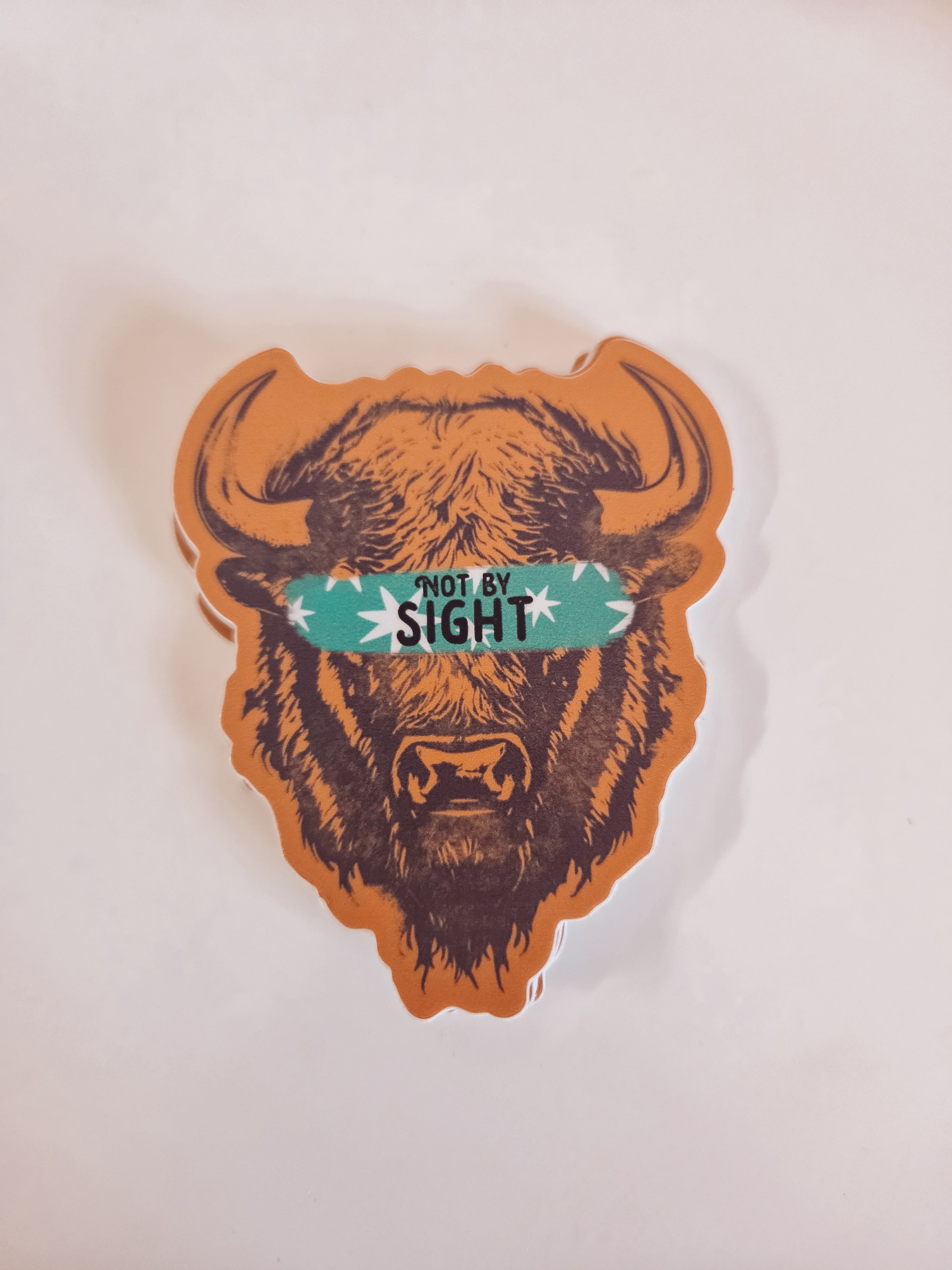 Not by sight Sticker