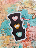 Stop Pray Go sticker