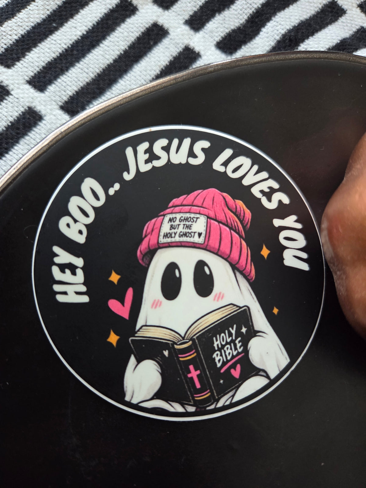 Hey Boo sticker